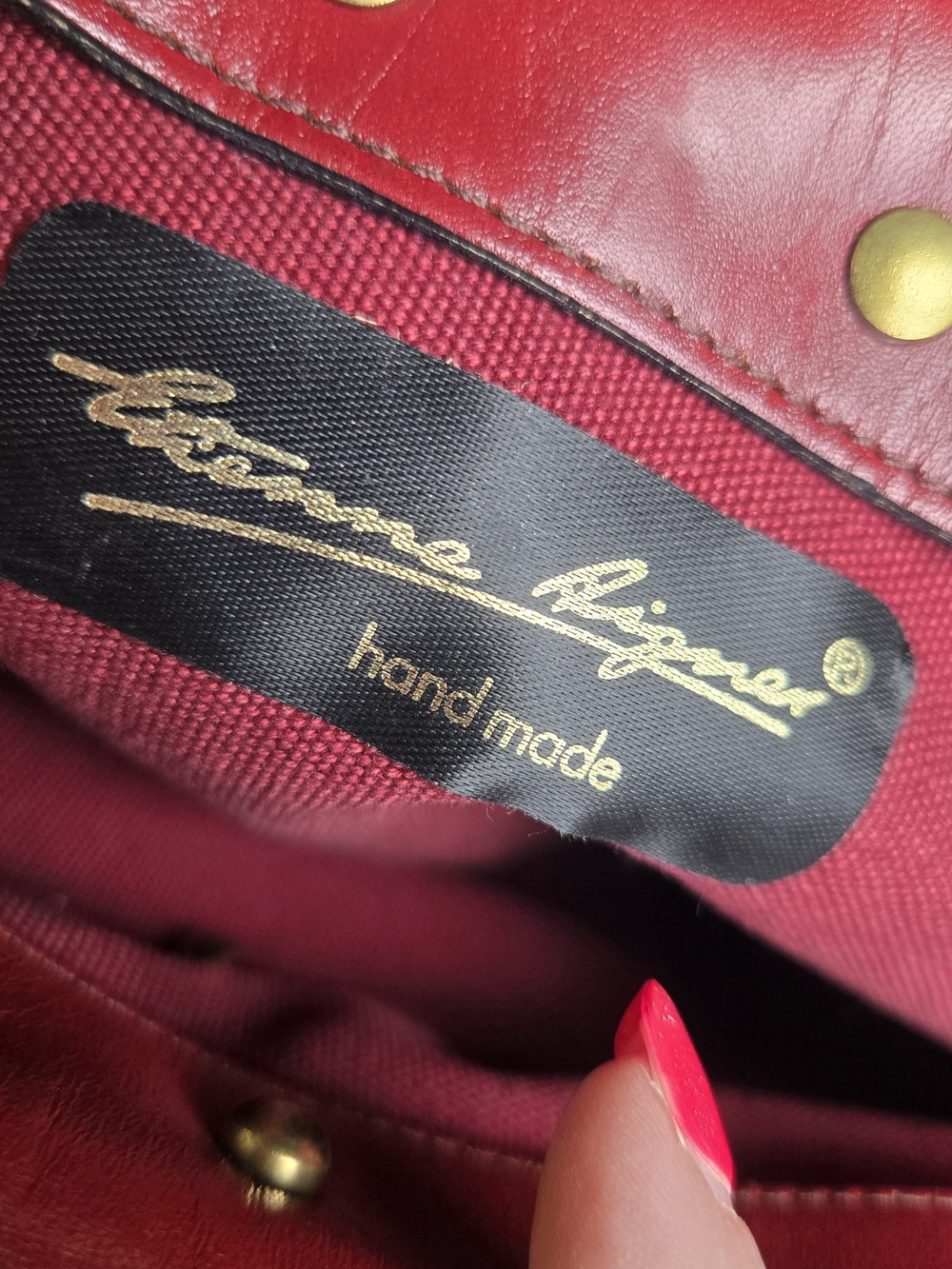Vintage Handmade Etienne Aigner Shoulder Bag - Picture 9 of 9